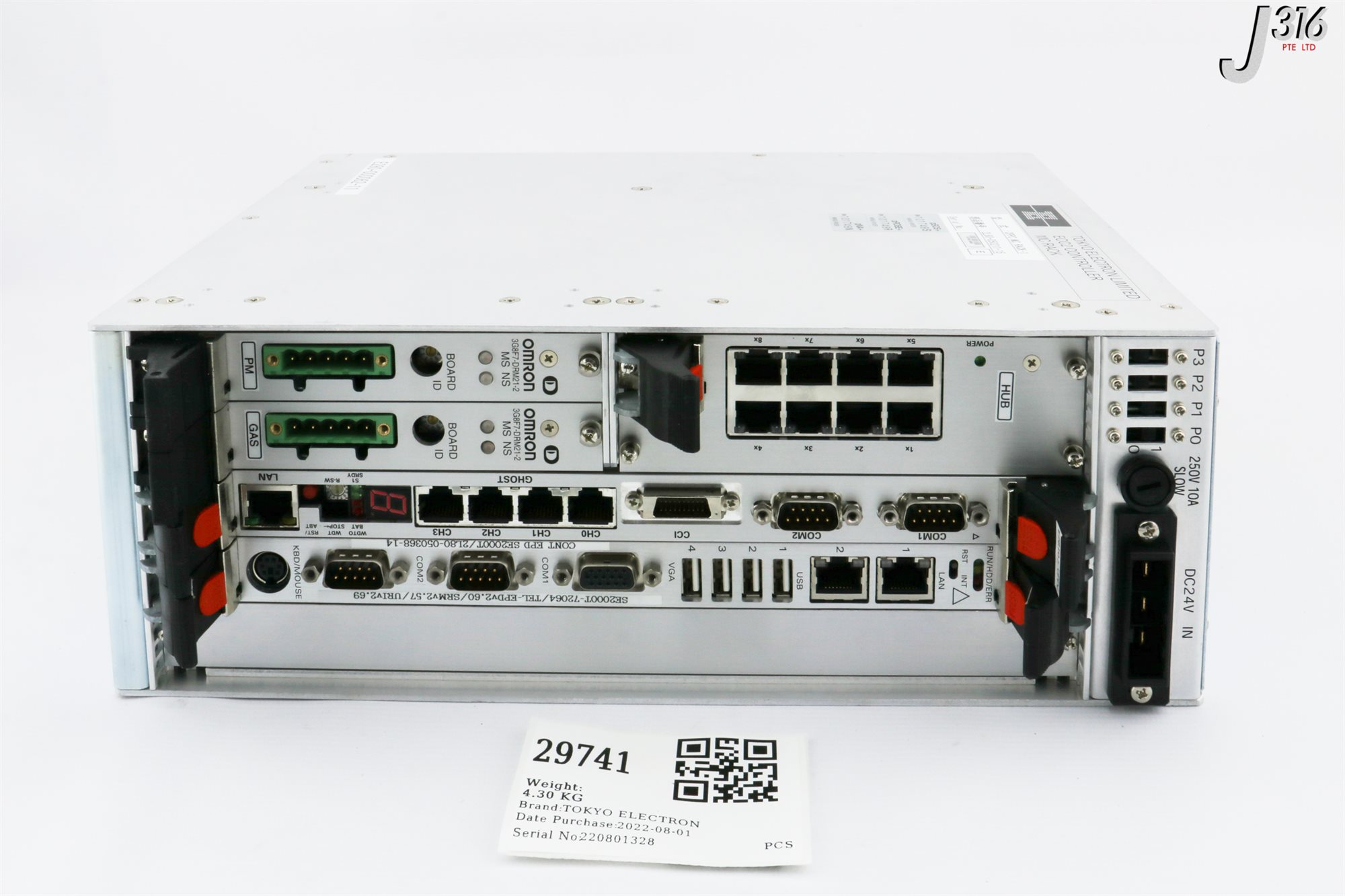 2️⃣点 29741 TEL ECC2 CTLR MC RACK, CPPC MC RACK-1, E280-000062-11 2L80